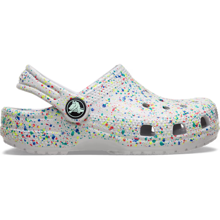 Crocs Toddler Classic Glow Paint Splatter Clog