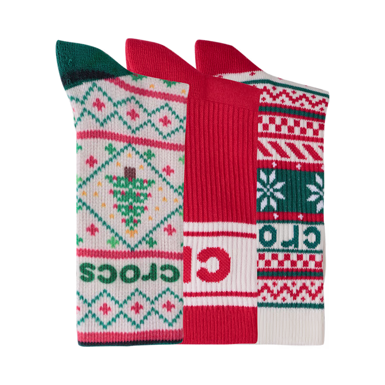 Crocs CrocsSocks Sweater Print 3-Pack