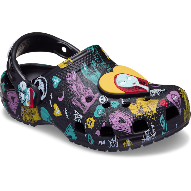 Crocs Toddlers’ Disney Tim Burton's The Nightmare Before Christmas Jack and Sally Classic Clog