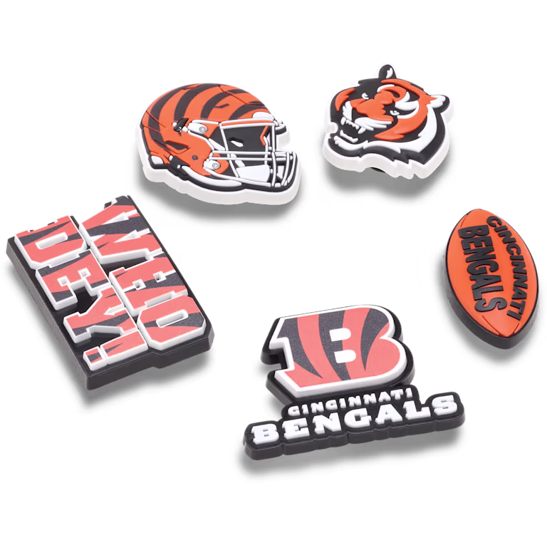 Crocs NFL Cincinnati Bengals 5 Pack