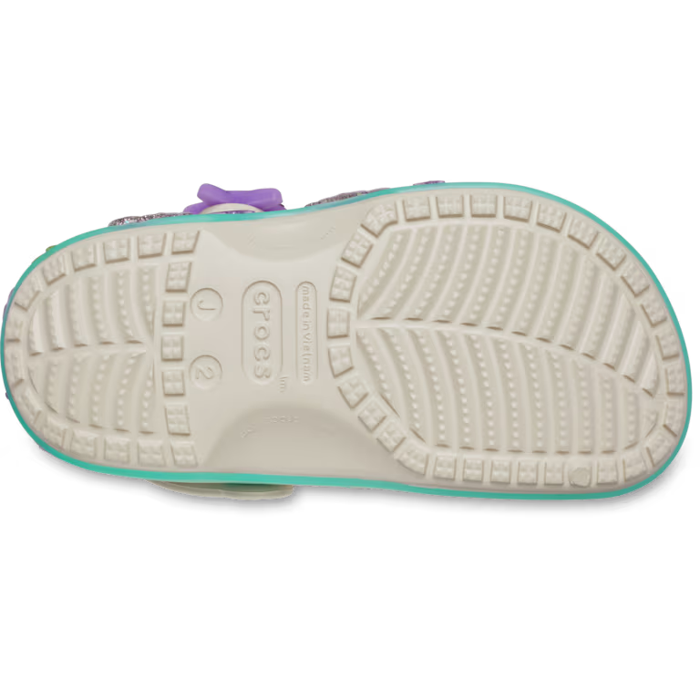 Crocs Kids' Classic Sea Sparkle Shaker Clog