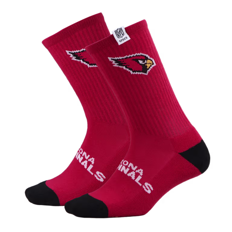 Crocs NFL Arizona Cardinals Crocs Socks