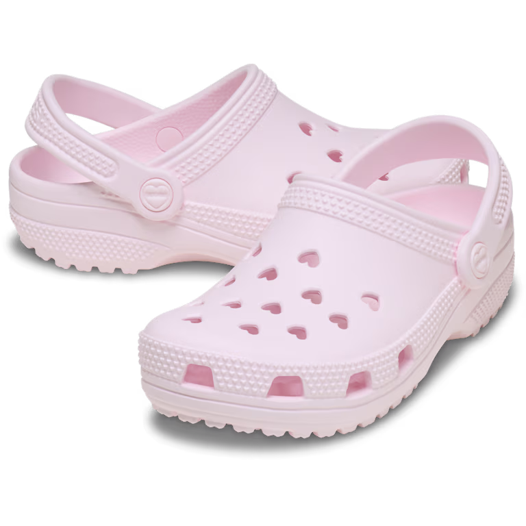 Crocs Kids' Classic Hearts Cut Out Clog