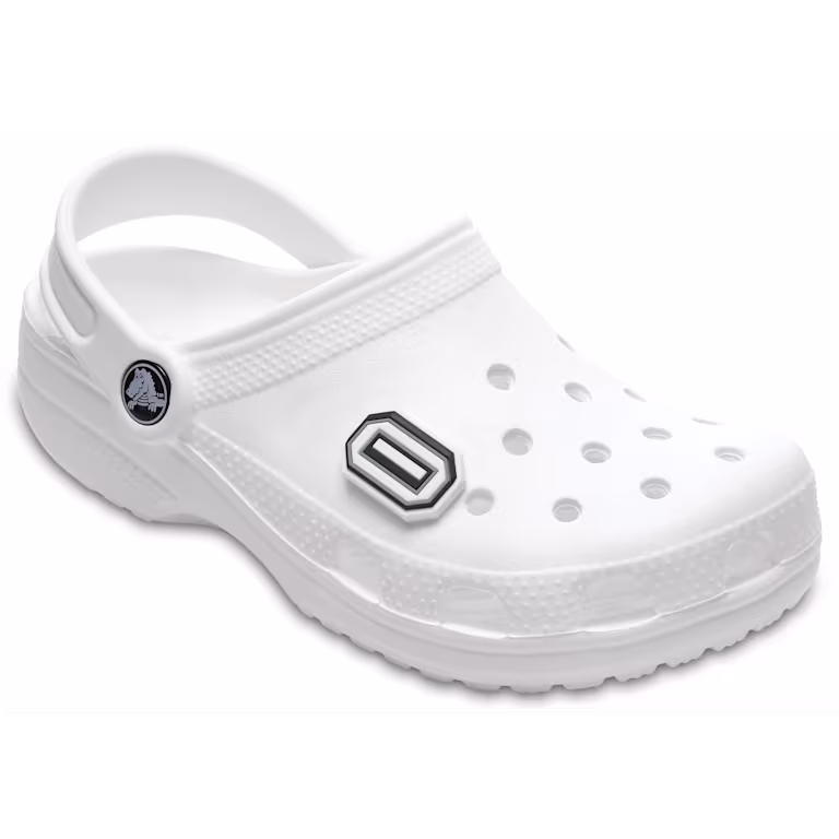 Crocs Jibbitz B&W Number 0