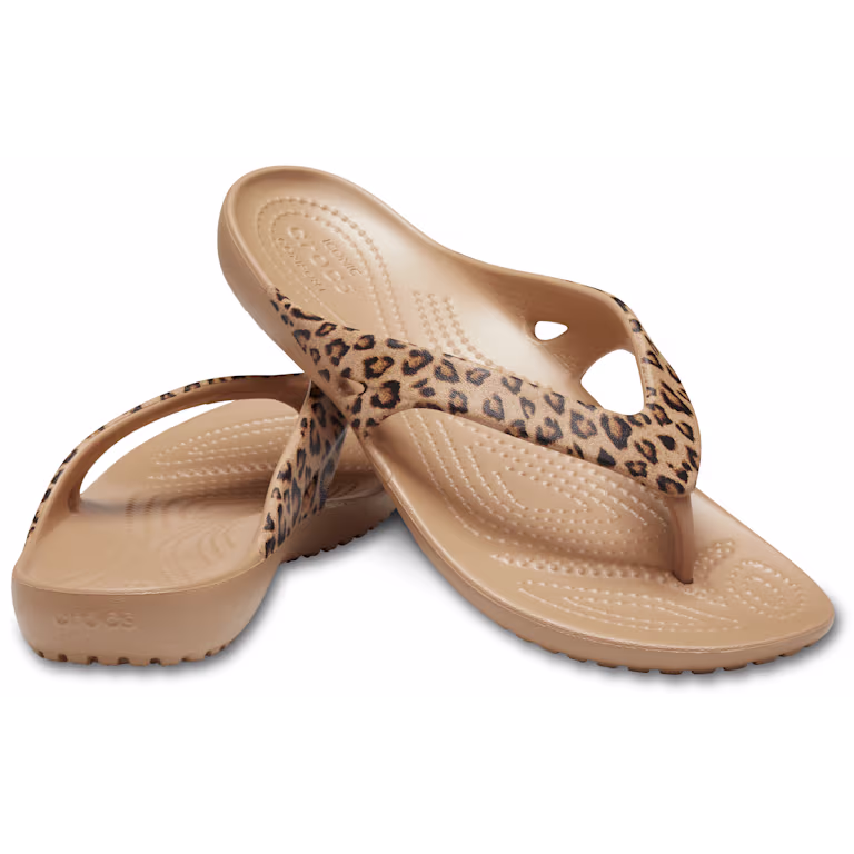 Crocs Kadee II Leopard Flip