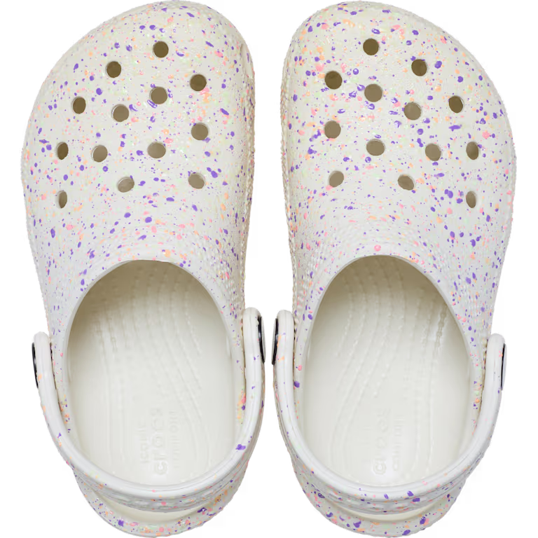 Crocs Toddler Classic Glow Paint Splatter Clog