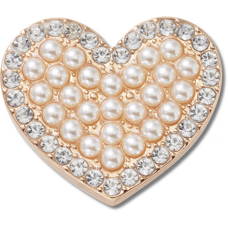 Crocs Pearl Cluster Heart