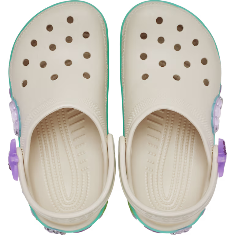 Crocs Kids' Classic Sea Sparkle Shaker Clog