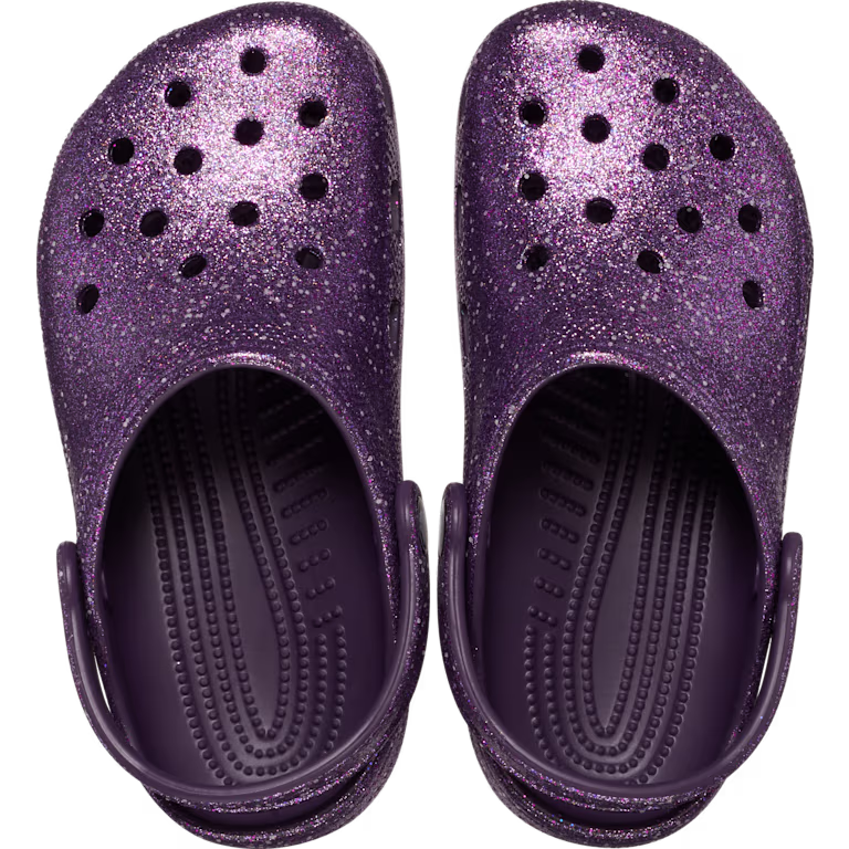 Crocs Kids’ Classic Space Glitter Clog