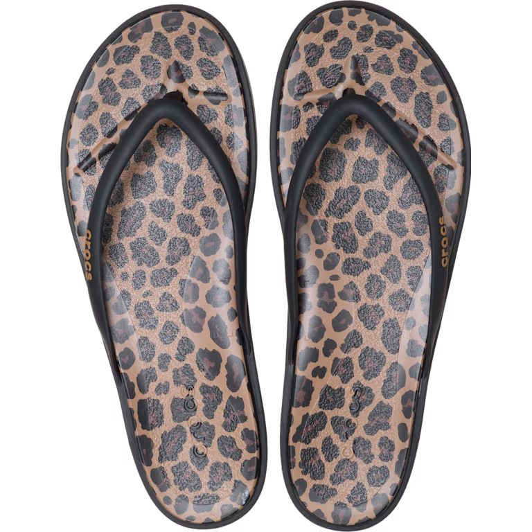 Crocs Miami Round Toe Animal Flip