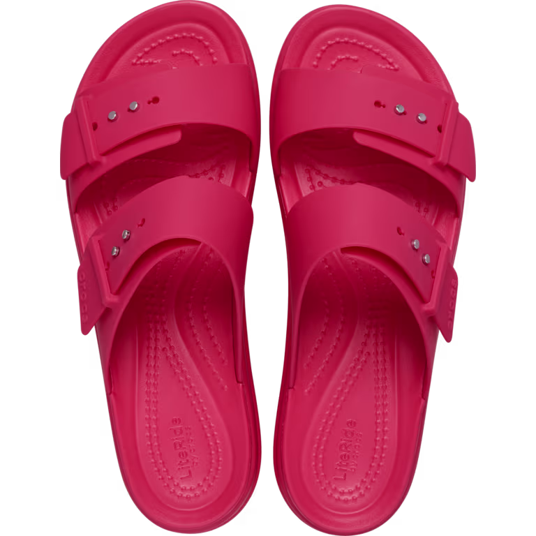 Crocs Brooklyn Buckle Low Wedge Sandal