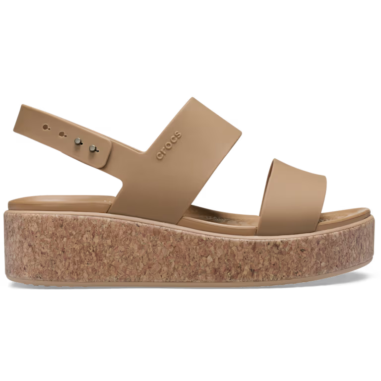 Crocs Brooklyn Low Wedge Cork Sandal