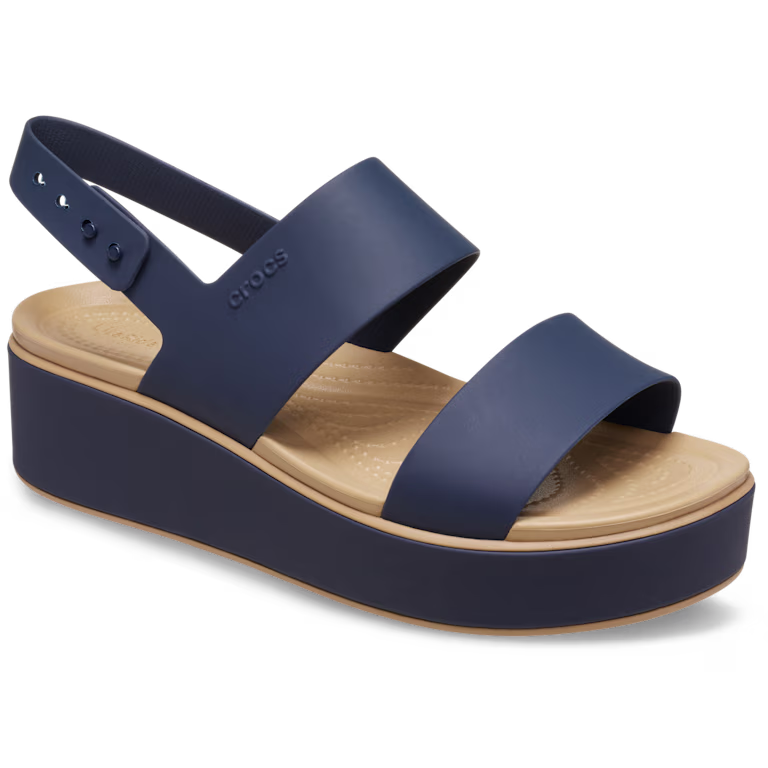 Crocs Brooklyn Low Wedge Matte Wrap Sandal