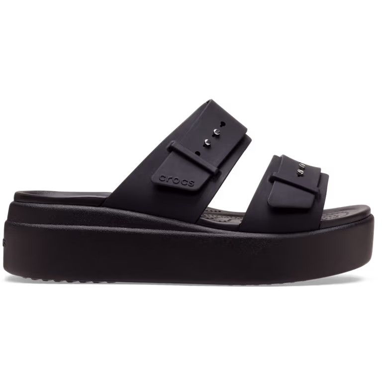 Crocs Brooklyn Buckle Low Wedge Sandal