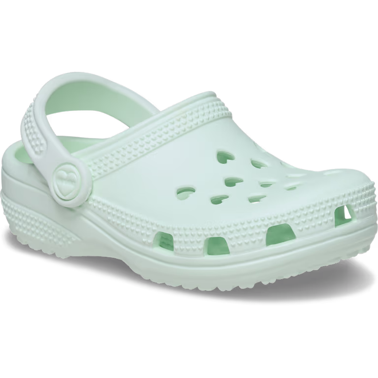 Crocs Toddler Classic Hearts Cut Out Clog