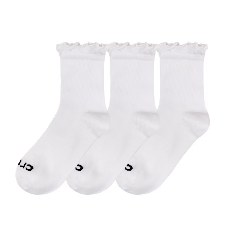 Crocs Ruffle Ankle Socks 3PK