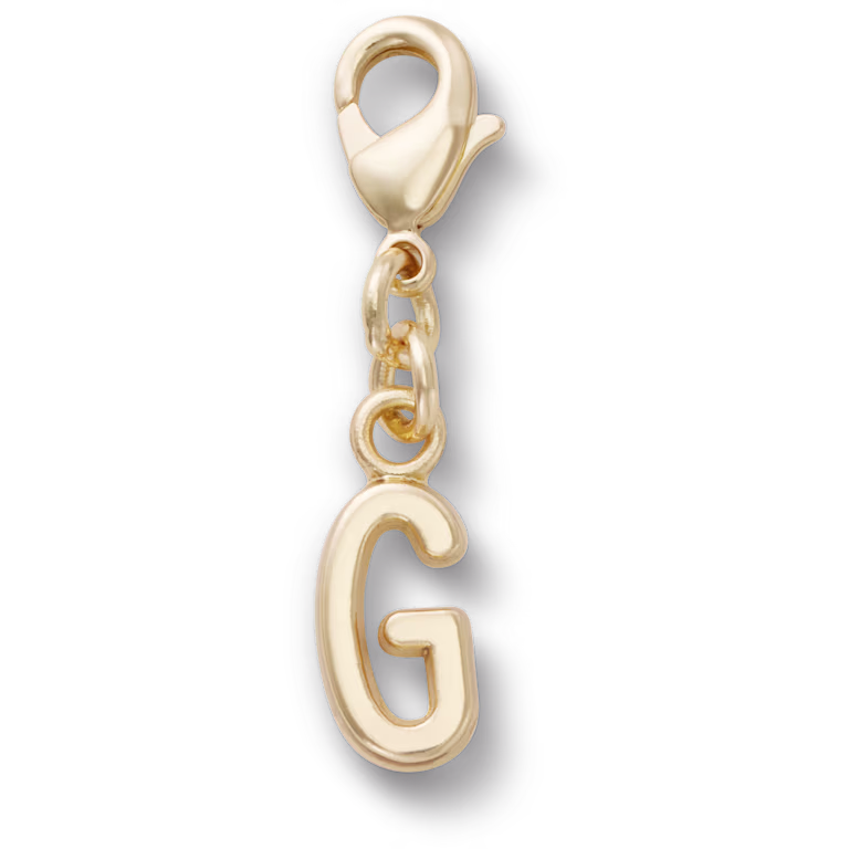 Crocs Gold Letter G Charm