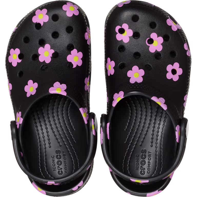 Crocs Toddler Classic Flower Clog
