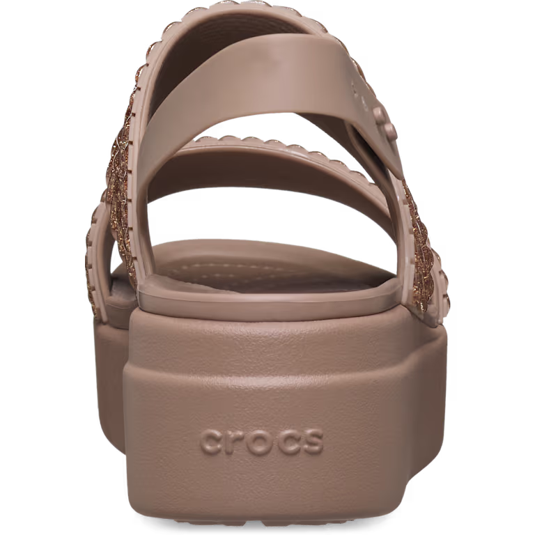 Crocs Brooklyn Woven Sparkle Low Wedge