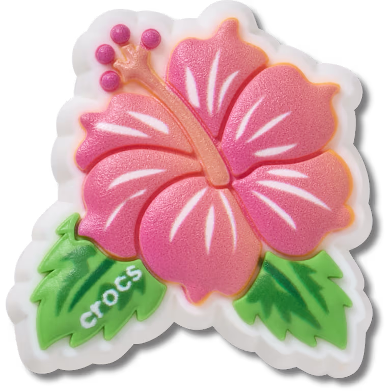 Crocs Blue Tropical Hibiscus