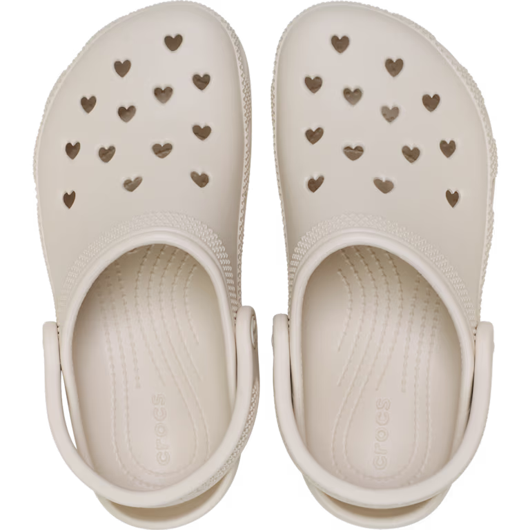Crocs Classic Hearts Cut Out Clog
