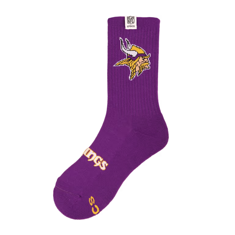 Crocs NFL Minnesota Vikings Crocs Socks