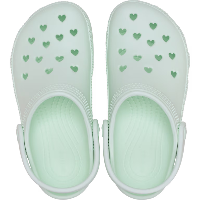 Crocs Kids' Classic Hearts Cut Out Clog