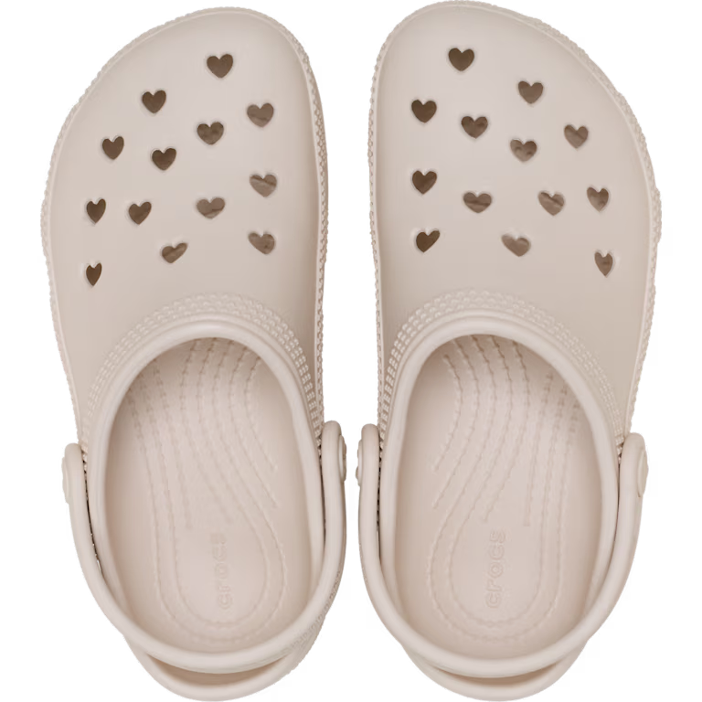 Crocs Kids' Classic Hearts Cut Out Clog