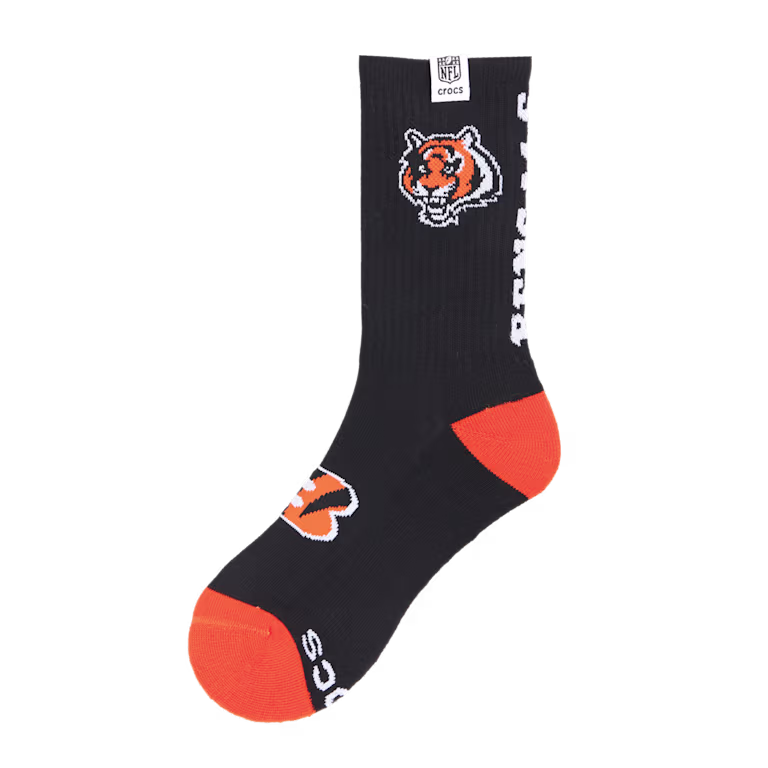 Crocs NFL Cincinnati Bengals Crocs Socks