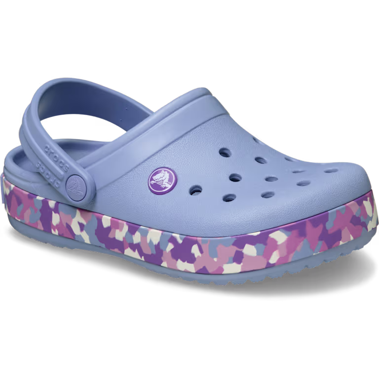 Crocs Kids' Crocband Glow Confetti Band Clog