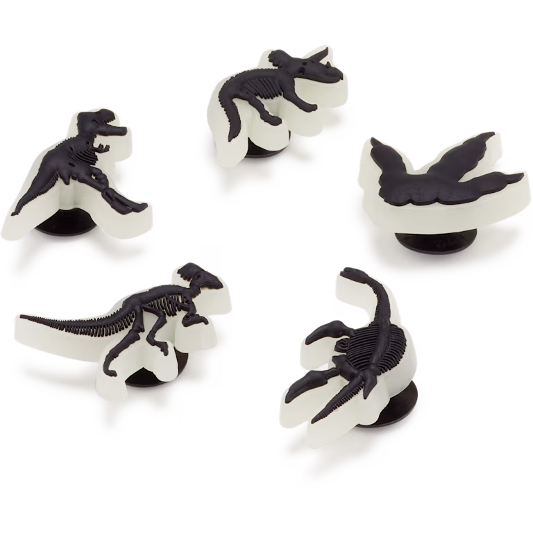 Crocs Glow In The Dark Dino 5 Pack