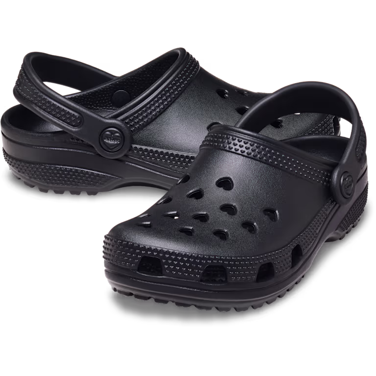 Crocs Kids' Classic Hearts Cut Out Clog