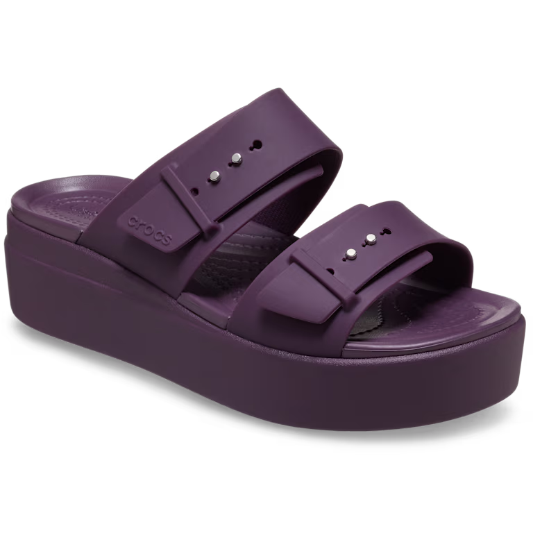 Crocs Brooklyn Buckle Low Wedge Sandal