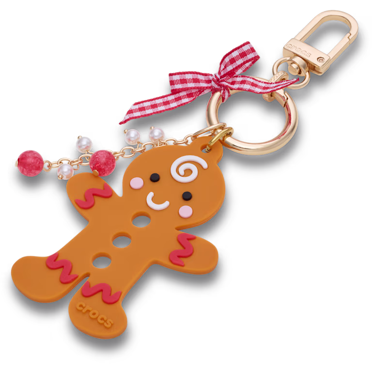 Crocs Gingerbread Man Bag Charm