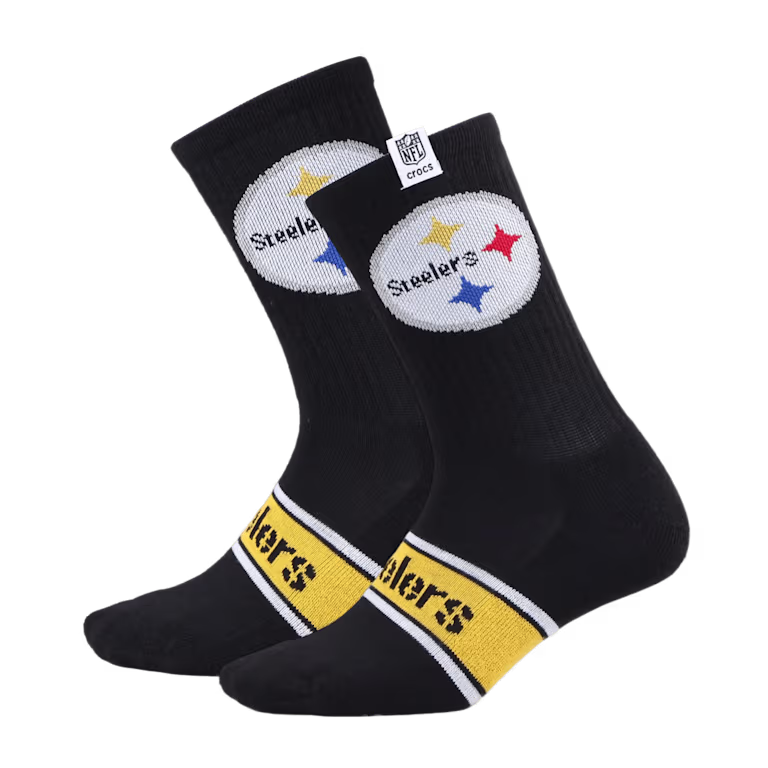 Crocs NFL Pittsburgh Steelers Crocs Socks