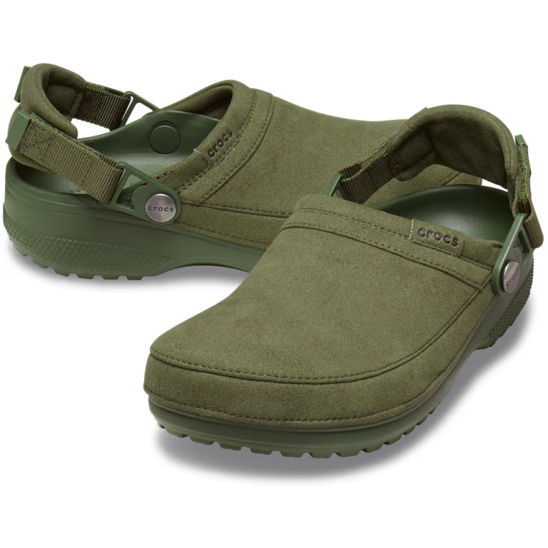 Crocs Classic Crafted Vegan Suede Clog