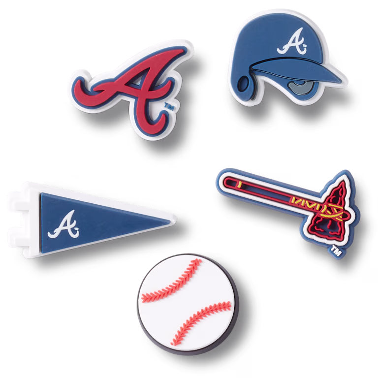 Crocs MLB Atlanta Braves 5 Pack