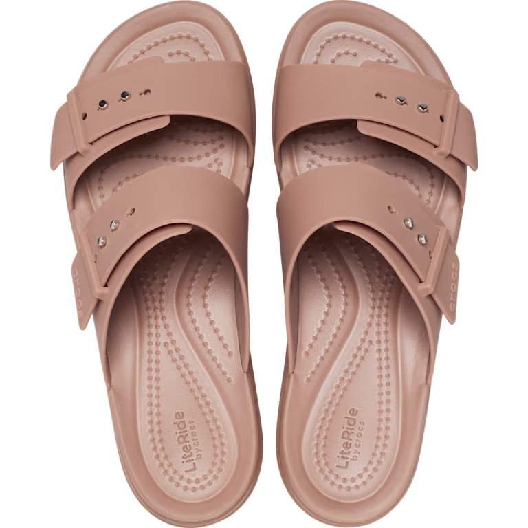 Crocs Brooklyn Buckle Low Wedge Sandal