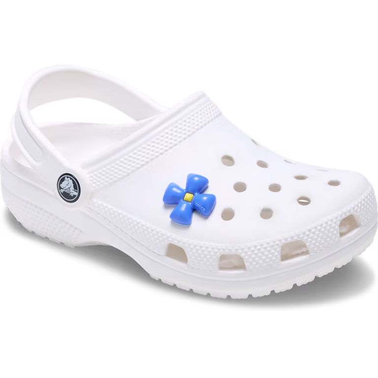 Crocs Puffy Blue Flower