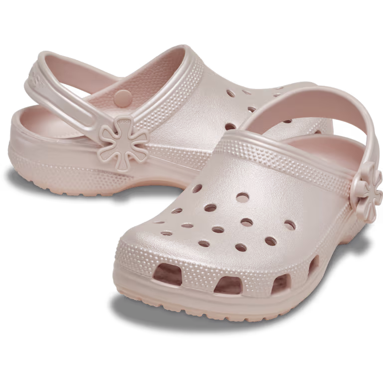 Crocs Kids' Classic Pearl Shine Clog
