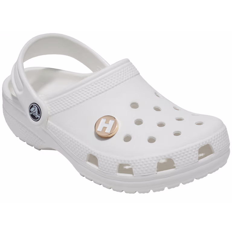 Crocs Gold Letter H