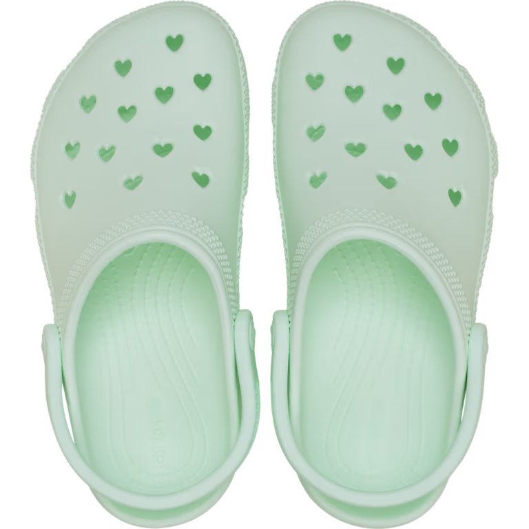 Crocs Classic Hearts Cut Out Clog