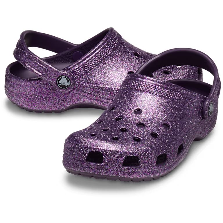 Crocs Kids’ Classic Space Glitter Clog