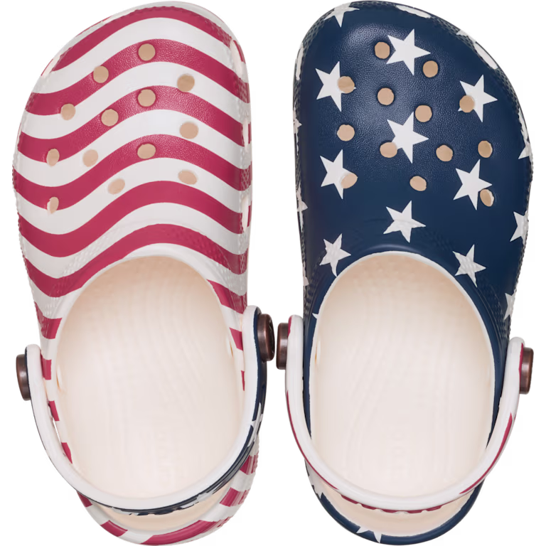 Crocs Toddler Classic American Flag Clog