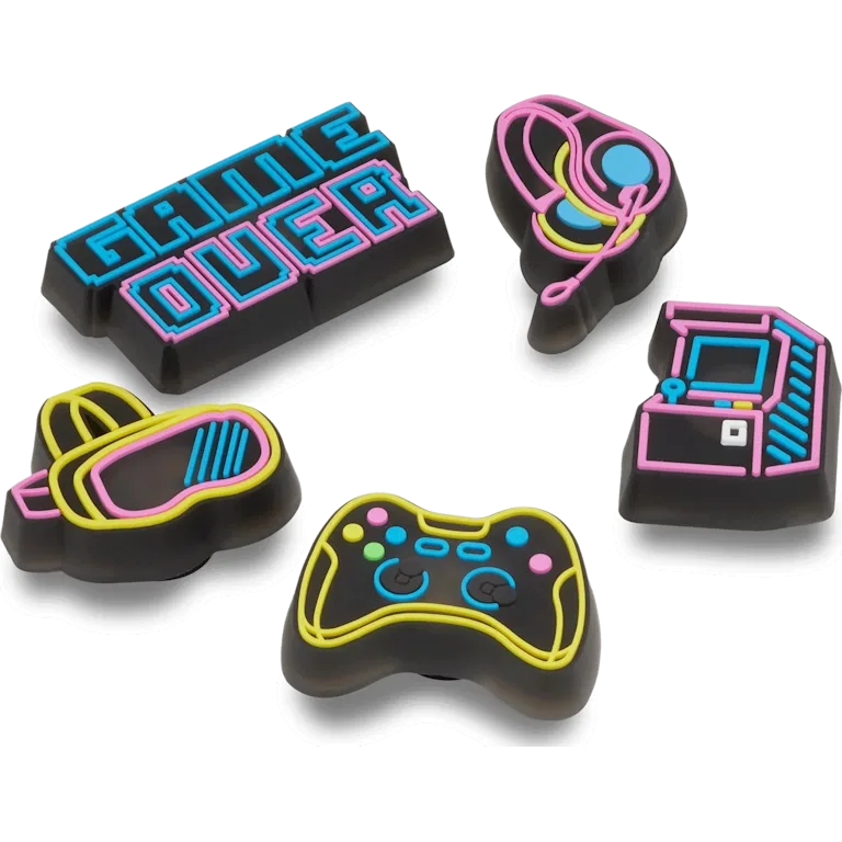 Crocs Lights Up Neon Gamer 5 Pack