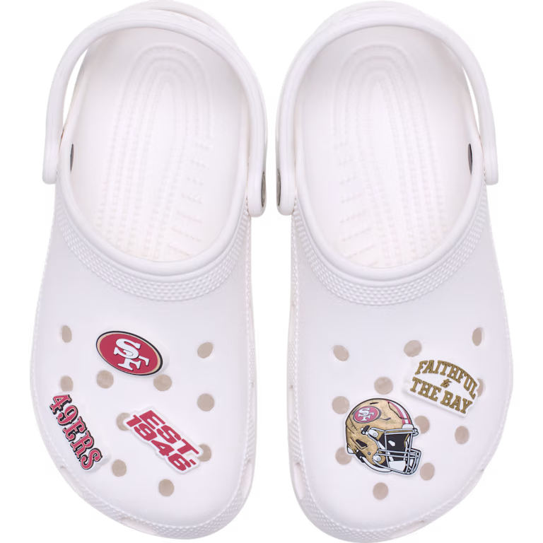 Crocs NFL San Francisco 49ers 5 Pack