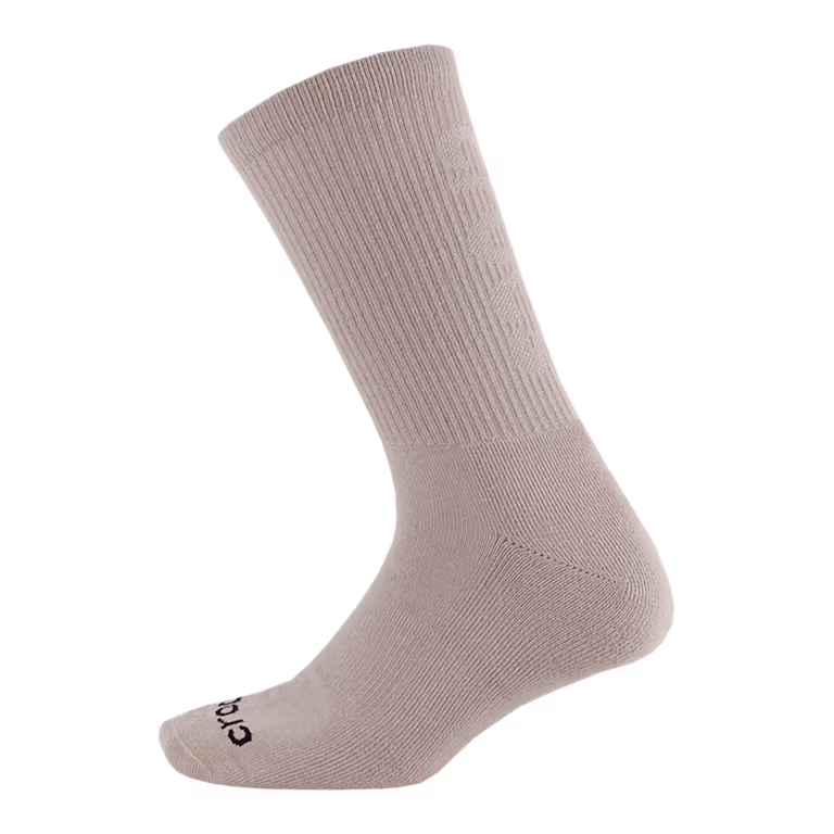 Crocs Texture Logo Crew Socks 3PK