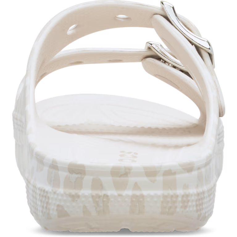 Crocs Women's Saturday Metallic Buckle Animal Sandal