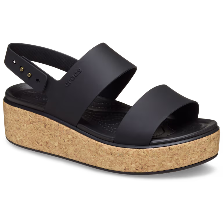 Crocs Brooklyn Low Wedge Cork Sandal