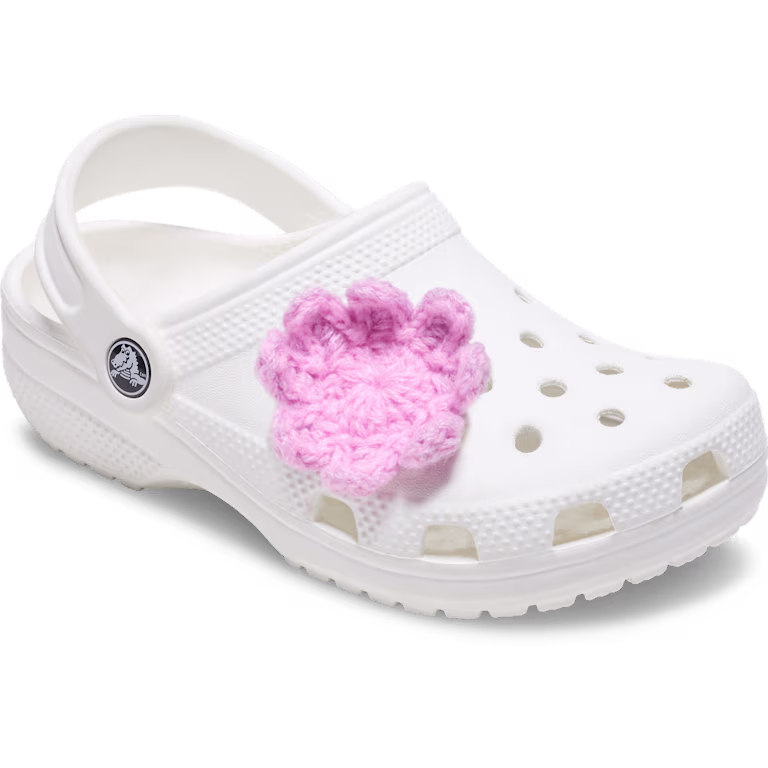 Crocs Crochet Light Pink Flower